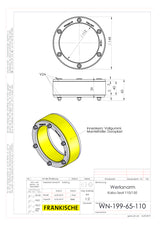 FRÄNKISCHE Mauerdurchführung  150mm Kabu-Seal 110/150 Pressringdichtung