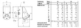 MENNEKES CEE-Steckdose 5p 16A 7h 500V/sw 1757 IP44 AP schraubl.Kl Kst