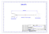 BACHMANN Netzanschlussleitung 3m 10A or 249.875 2x1,5qmm IP20 Profilstecker PUR