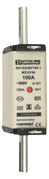 MERSEN NH-Sicherungseinsatz 100A NH1 gG NH1GG50V100-1 500VAC Kombik