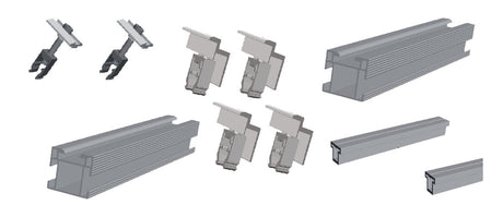 Sonnenkraft SK-AluFix 0 für 7x PV - silber | 4224