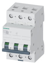 SIEMENS Leitungsschutzschalter UC C 20A 5SL6320-7 3p 400V 3TE 50Hz IP20
