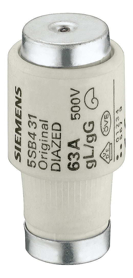 SIEMENS D-Sicherungseinsatz DIII 35A MT 5SB4111 500V sw gG