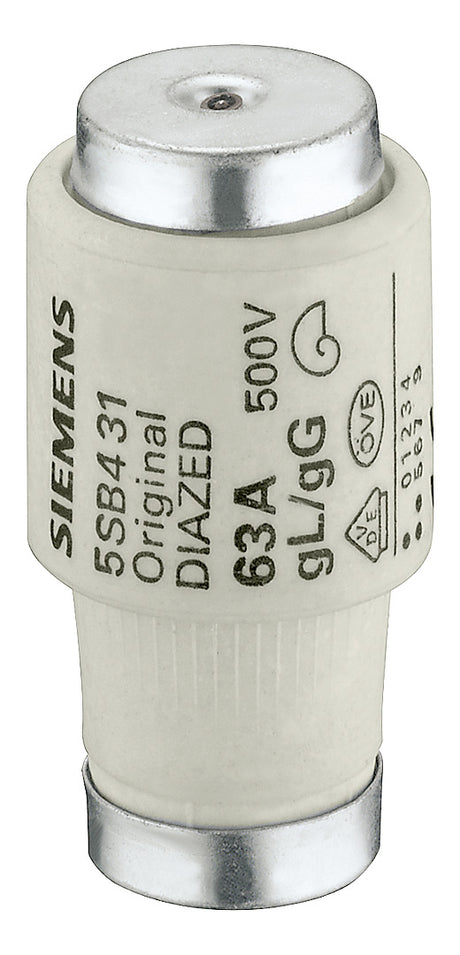 SIEMENS D-Sicherungseinsatz DIII 50A MT 5SB4211 500V ws gG