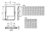 PHILIPS-LICHT LED-Anbaustrahler 135W sw Ledinaire BVP169 LED157/830_40_65 PSU 13