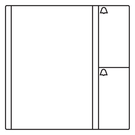 SIEDLE Tastenmodul 1+n 2RT anthgr TM 612-2 AG 99x99x27mm
