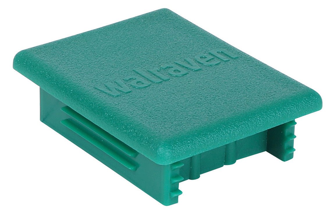 Walraven Schienenendstopfen Strut 41x51 Polyethylen 51x41x14,5 grün | 6566051
