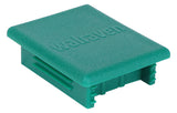 Walraven Schienenendstopfen Strut 41x51 Polyethylen 51x41x14,5 grün | 6566051