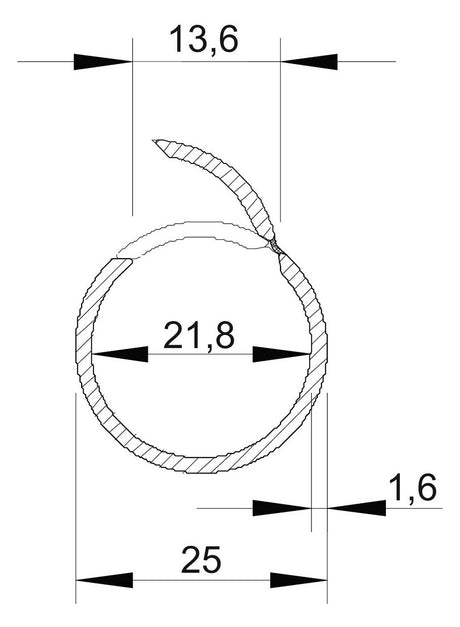 BETTERMANN Panzerrohr Kst PVC  25mm gr Quick-Pipe 2954 M25 LGR starr
