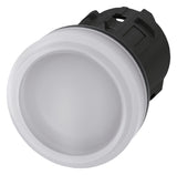 SIEMENS Leuchtmelder Front hoch rnd ws 3SU1001-6AA60-0AA0  22mm 29,45x11,3mm