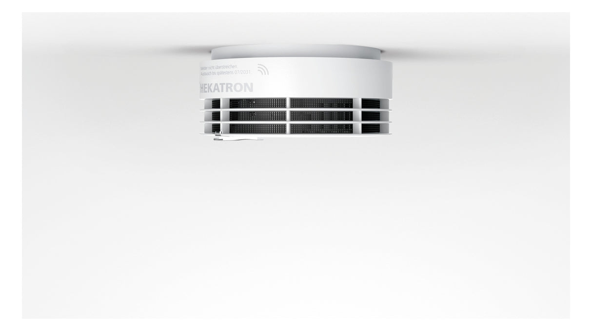 HEKATRON Rauchmelder Funk 3V/DC VdS ws Genius Plus X autark 10J Batt