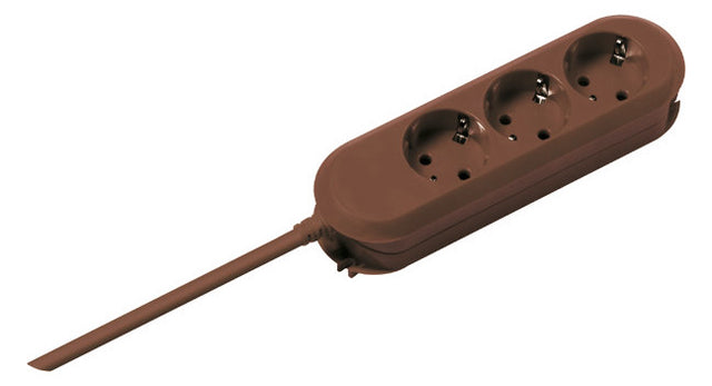 BACHMANN Steckdosenleiste 3f br 3m 35° 388.471 IP20 1,5qmm