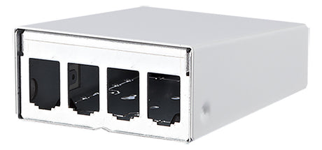 METZ CONNECT Modulträger Wandmont 4Ports 130861-0402-E Schirm RAL9010