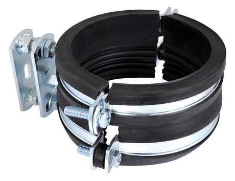 WALRAVEN Stützbefestigung BISMAT 1000 f. Fallrohr KA DN 125 ev EPDM 125 mm