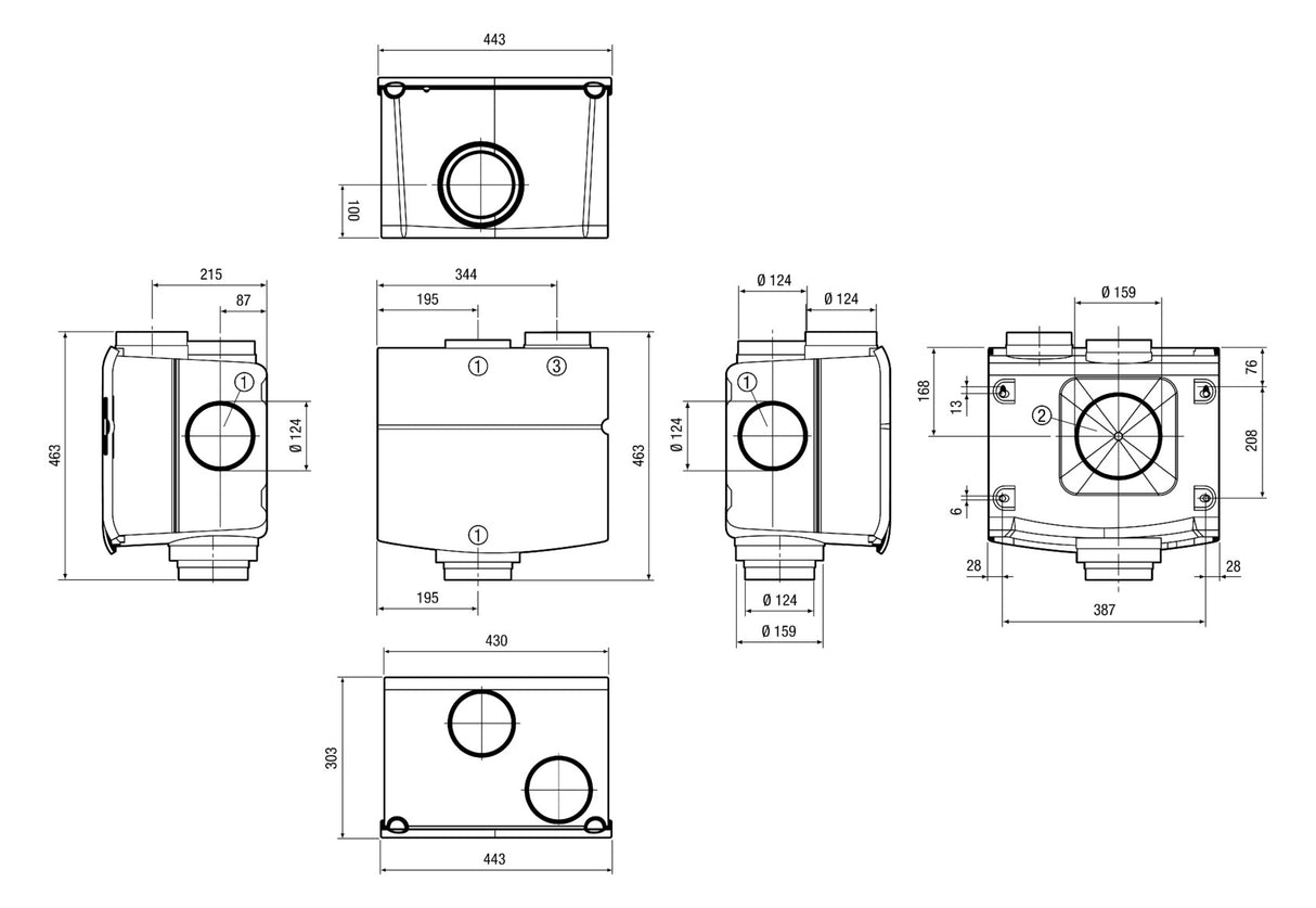 MAICO Wohnhausventilator ZEG2 EC