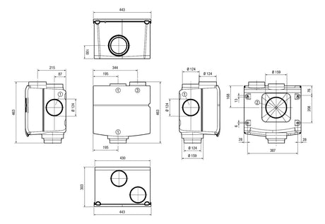 MAICO Wohnhausventilator ZEG2 EC