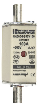 MERSEN NH-Sicherungseinsatz 100A NH000 NH000GG50V100 500VAC gG Kombik