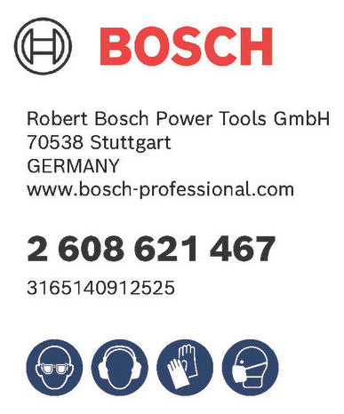 BOSCH-EW Schleifpapier K120 Papier 2608621467 5000x115mm