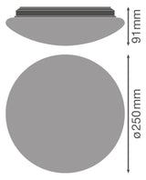 LEDVANCE LED-Kunststoffleuchte 13W 4000K SURFACE CIRCULAR SF CIRC 250 V 13W 840 I