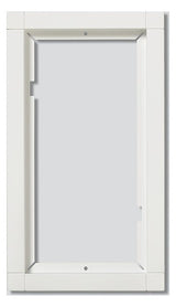 SIEDLE Rahmen-Türstation 2f UP ws alu KR 611-2/1-0 W 231x131x15mm