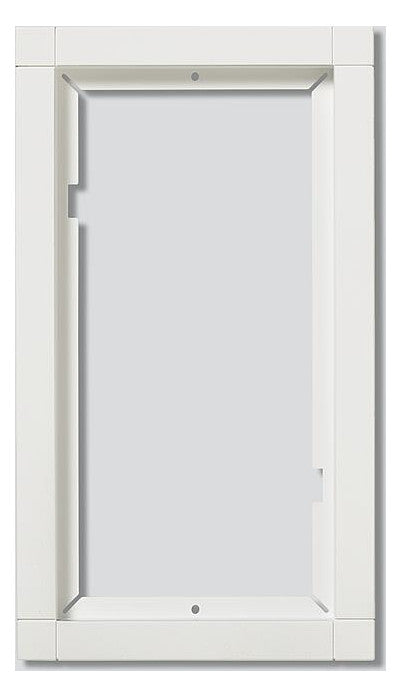 SIEDLE Rahmen-Türstation 2f UP ws alu KR 611-2/1-0 W 231x131x15mm