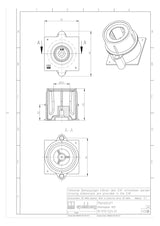 SPELSBERG Durchführungstülle Kst  23mm ROP 25 geschl