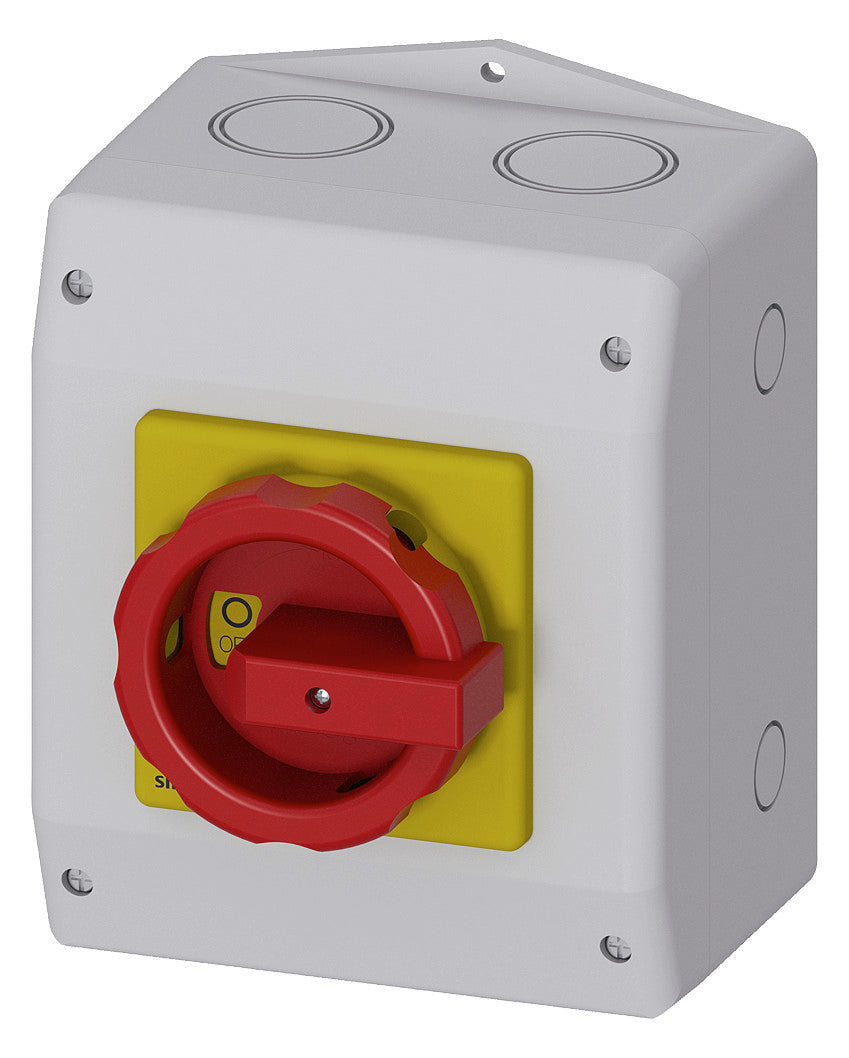 SIEMENS Hauptschalter 25A 6p IP65 Einb 3LD2165-3VB53 Wart/Rep SichSchalt