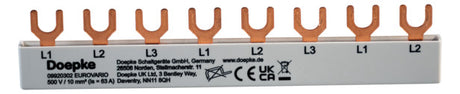 DOEPKE Phasenschiene 3ph 17,5mm 140mm Eurovario EV-S G 3.8.120 10qmm 120A
