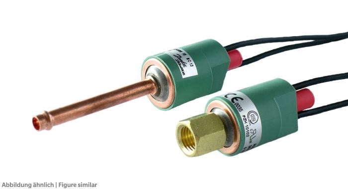 Kleindrucksch.Danfoss ACB-2UB 118W R407CHD, 6mm löt Cu-Rohr, 1m Kabel, Ind.-Pack