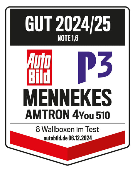 MENNEKES EMOBIL Wallbox 3ph 11kVA L7,5m AMTRON 4You 510 11 C2 1f 11kW/Ladep Kst