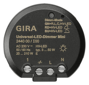 GIRA LED-Dimmer 20-210W UP System 3000 244000 Lichtwertspeicher