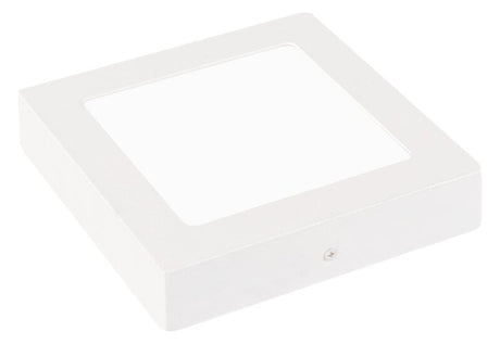 DOTLUX LED-Panel TOPsquare 225x225mm 18W 3000K mit Aufbaurahmen quadratisch