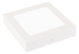 DOTLUX LED-Panel TOPsquare 225x225mm 18W 3000K mit Aufbaurahmen quadratisch