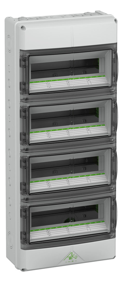 SPELSBERG Kleinverteiler AP 4x14TE Kst AK 56 IP65 315x750x155mm ET95mm
