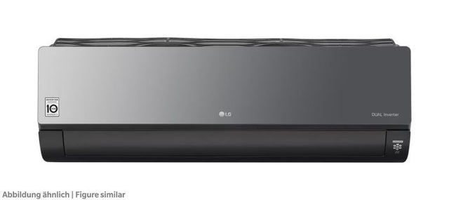 Wandgerät LG Artcool Mirror AC24BK.NSKC 6,6 kW, IR-FB, Black, R32/R410A