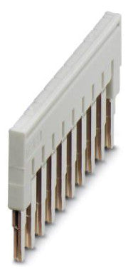 PHOENIX Querverbinder 10p gr steckb isol FBS 10-5 GY 24A m.Berühr.schutz