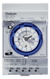 THEBEN Schaltuhr mech 110-230VAC REG 3TE SUL 191 w 1kan Wechs 200h Potfrei.Kont
