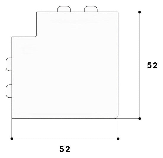 GGK Flachwinkel LF-K HFT 40x27mm Kst aws LFG 25x40-FW unbeh RAL9010