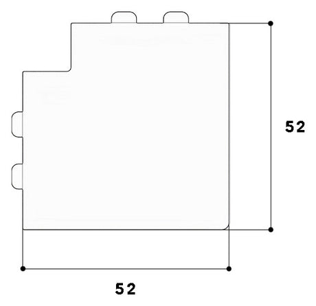 GGK Flachwinkel LF-K HFT 40x27mm Kst aws LFG 25x40-FW unbeh RAL9010