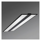 REGIOLUX LED-Pendelleuchte 1LED 4000K sw kayak-KYHI/1500 6400 840 DALI2 6414lm