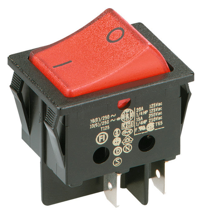 BACHMANN Einbau-Ausschalter 2p 16A Wippe 924.099 Kontrolle