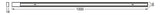 LEDVANCE Kabelkanal ws Alu L1000mm B35mm Tracklight Rail 1M White H18mm