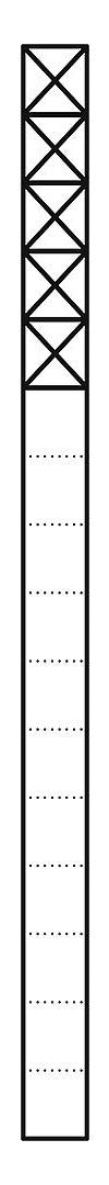 SIEDLE Kommunikations-Säule alu freisteh KSF 616-5 SM si 5mod 211x1644x230mm
