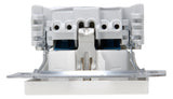KOPP Steckdose 1f rws glz UP m.BS IP20 940029009