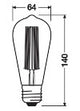 OSRAM LED-Lampe FM E27 5,8W 2200K go G Vintage 1906 Edison 40 Fil DIM 5.8W 470l