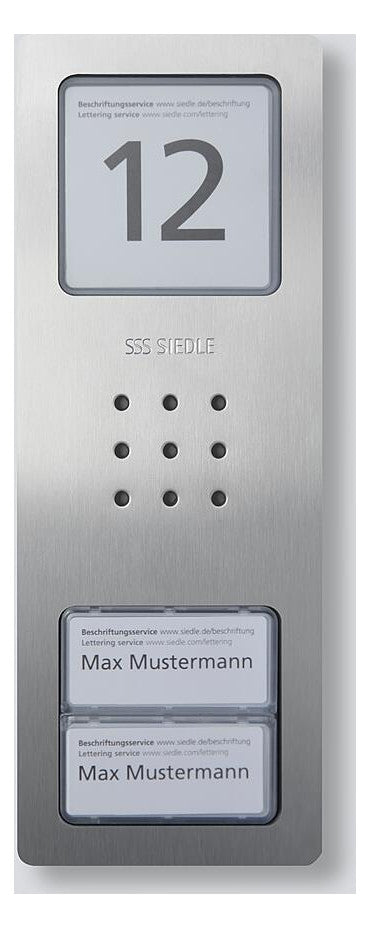 SIEDLE Gehäuse AP edst 82x226x34,5mm CA 812-2, CA 850-2 E