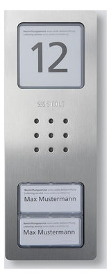 SIEDLE Gehäuse AP edst 82x226x34,5mm CA 812-2, CA 850-2 E