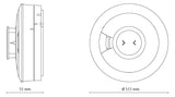 EI ELECTRONICS Wärmemelder Funk ws 10J Ei630iRF autark Batt