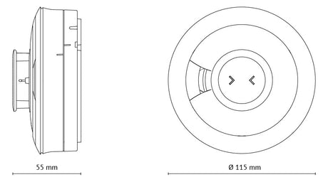 EI ELECTRONICS Wärmemelder Funk ws 10J Ei630iRF autark Batt