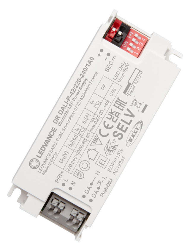 LEDVANCE LED-Steuerung 42W 300-1050mA DR DALI-P -42/220-240/1A0 60V DALI IP20